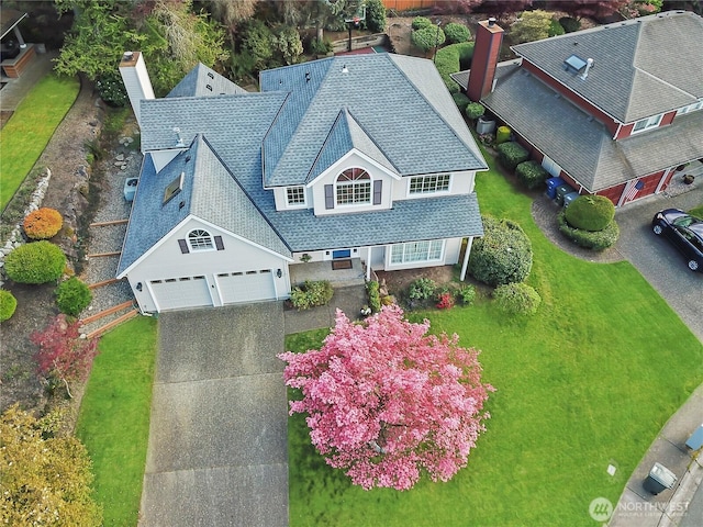 drone / aerial view