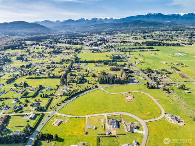 34 Van Dyken Dr, Sequim, WA 98382 - aerial view featuring a mountain view