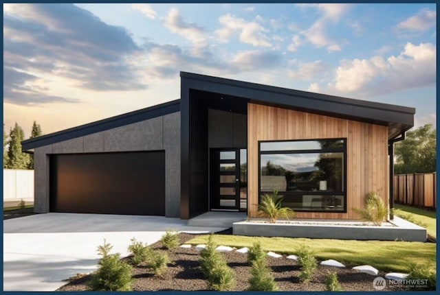 34 Van Dyken Dr, Sequim, WA 98382 - contemporary house with fence