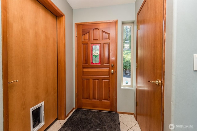 1573 Doe Run Rd, Sequim, WA 98382 - interior space featuring heating unit and light tile patterned floors