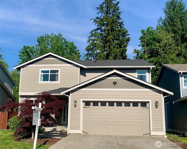 726 10th St, Sultan, WA 98294 - view of front of home with concrete driveway and an attached garage