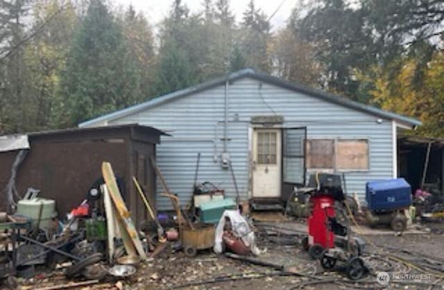 view of back of property