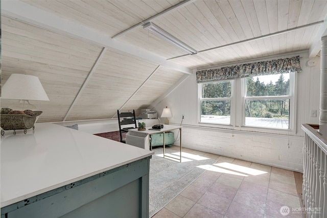 1506 163rd Pl, Long Beach, WA 98631 - bonus room with wood ceiling and vaulted ceiling with beams