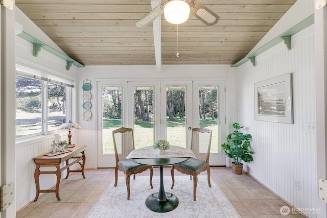 1506 163rd Pl, Long Beach, WA 98631 - sunroom / solarium featuring french doors