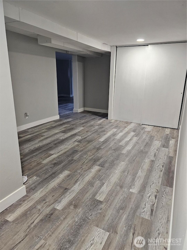 16738 2nd Ave NE, Shoreline, WA 98155 - finished below grade area featuring wood finished floors and baseboards