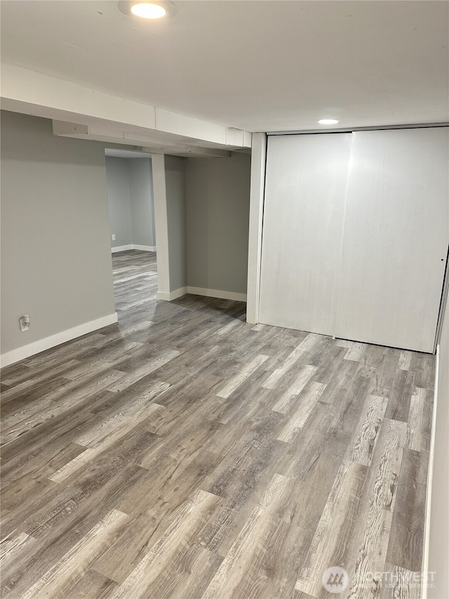 16738 2nd Ave NE, Shoreline, WA 98155 - finished below grade area with wood finished floors and baseboards