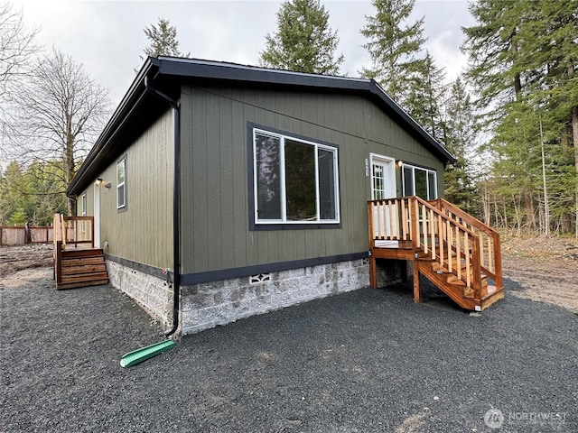 200LOTA Fineview, Chehalis, WA 98532 - view of side of property with crawl space