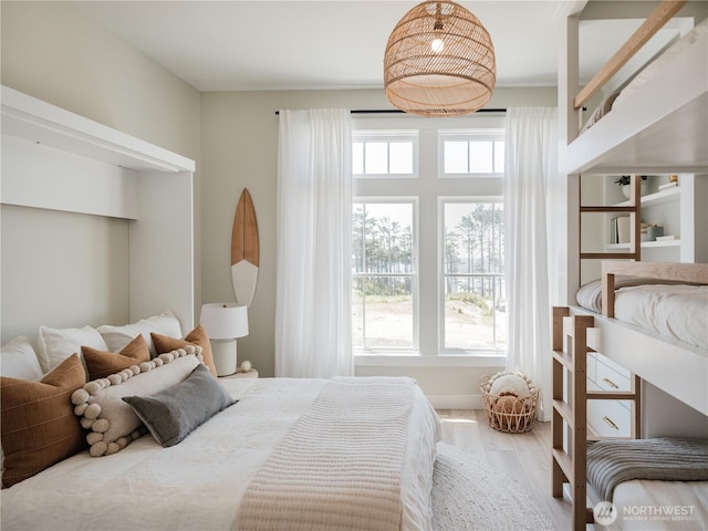 204 Market St Unit A, Pacific Beach, WA 98571 - bedroom with wood finished floors