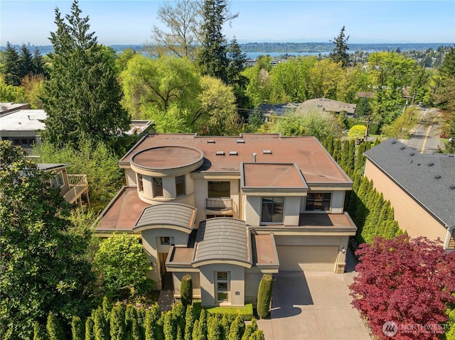 8131 116th Ave NE, Kirkland, WA 98033 - aerial view with a water view
