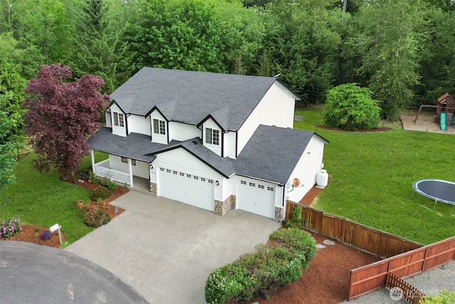 8203 32nd Ave E, Tacoma, WA 98443 - view from above of property