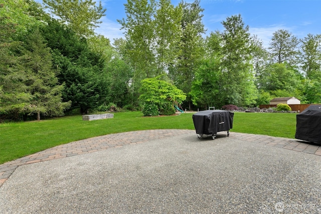 8203 32nd Ave E, Tacoma, WA 98443 - view of patio / terrace with a playground and grilling area