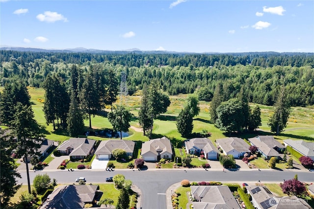 3849 Prestwick Ln SE, Olympia, WA 98501 - aerial perspective of suburban area featuring a forest