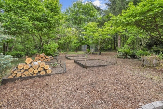 19017 5th St E, Lake Tapps, WA 98391 - view of yard with a vegetable garden
