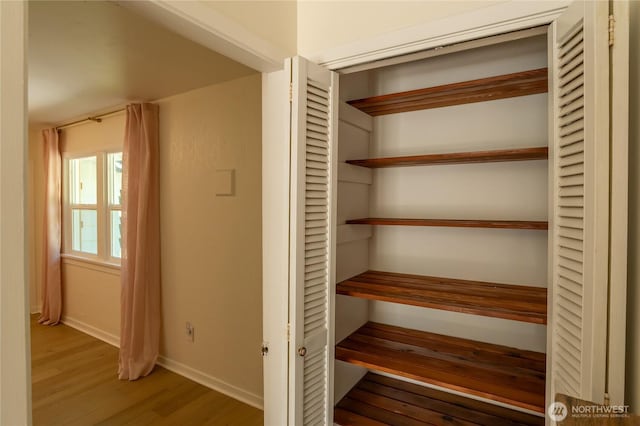 view of closet
