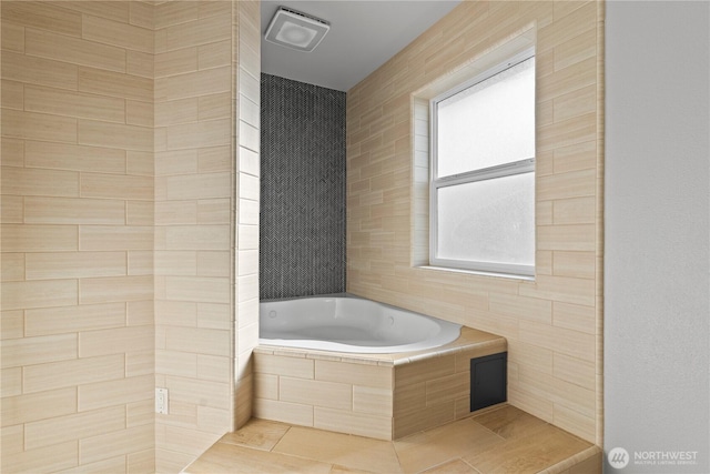 1509 Seahawk Dr, Ferndale, WA 98248 - full bath featuring tile patterned flooring and a garden tub