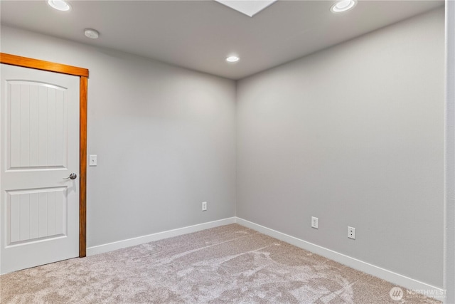 1509 Seahawk Dr, Ferndale, WA 98248 - unfurnished room featuring recessed lighting, baseboards, and carpet