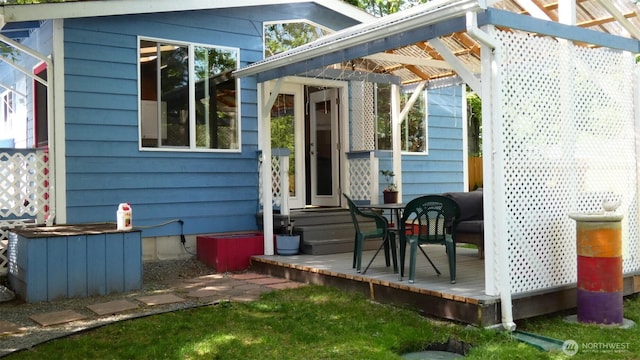 view of outbuilding