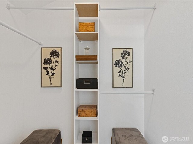 interior space featuring built in features