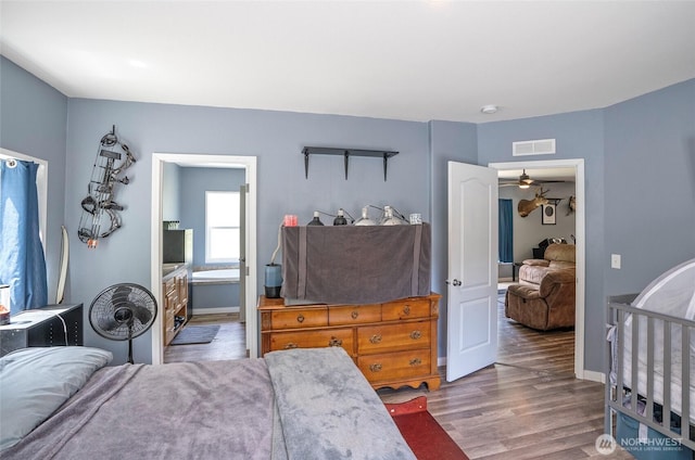 1332 SE Fireweed Rd, Shelton, WA 98584 - bedroom featuring wood finished floors and baseboards