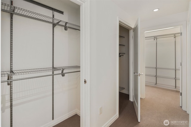 view of closet
