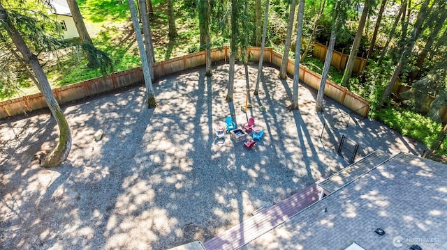 view of patio / terrace with fence