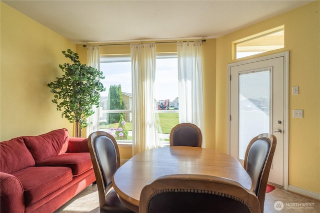1701 E Burr Ave Unit 12, Moses Lake, WA 98837 - dining space featuring healthy amount of natural light and baseboards