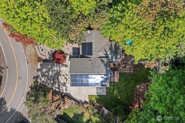 aerial view