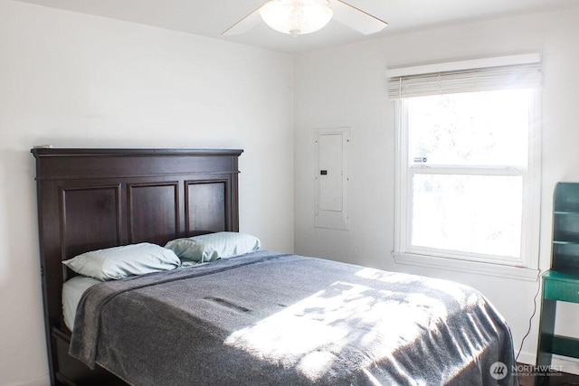 2916 Robin Ave, Bremerton, WA 98310 - bedroom with electric panel and ceiling fan