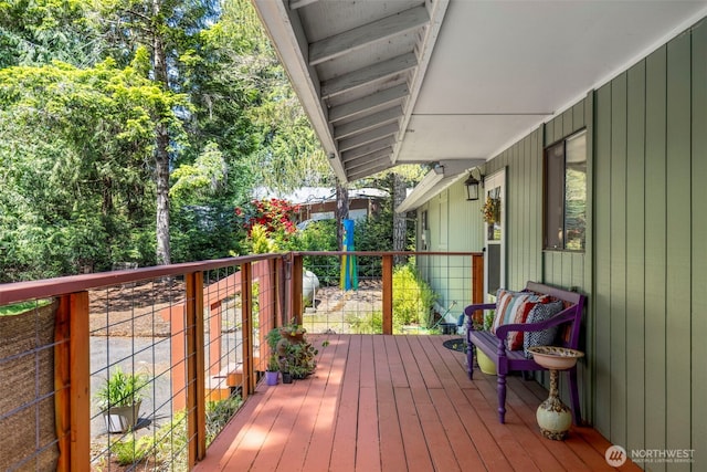 131 E Vine Maple Ln, Union, WA 98592 - view of wooden terrace
