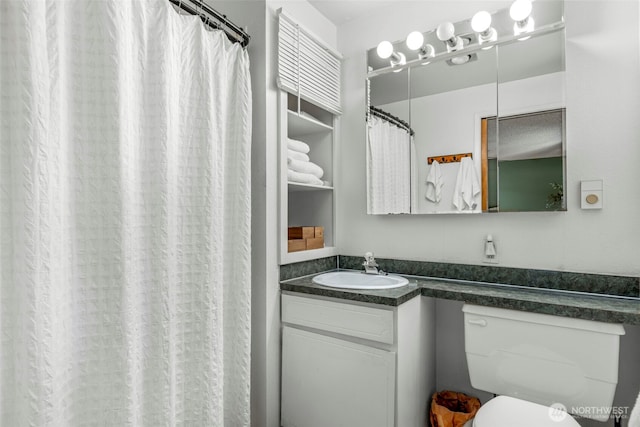 131 E Vine Maple Ln, Union, WA 98592 - bathroom with toilet and vanity