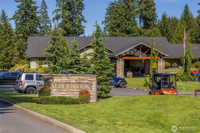 131 E Vine Maple Ln, Union, WA 98592 - community sign featuring a yard