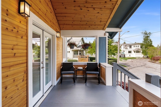 119 37th Ave E, Seattle, WA 98112 - balcony with french doors and covered porch