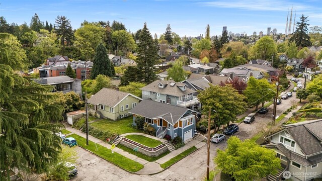 119 37th Ave E, Seattle, WA 98112 - drone / aerial view featuring a residential view
