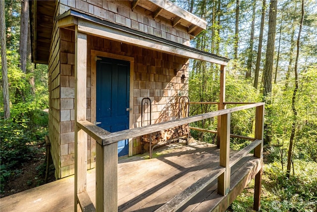 view of outbuilding