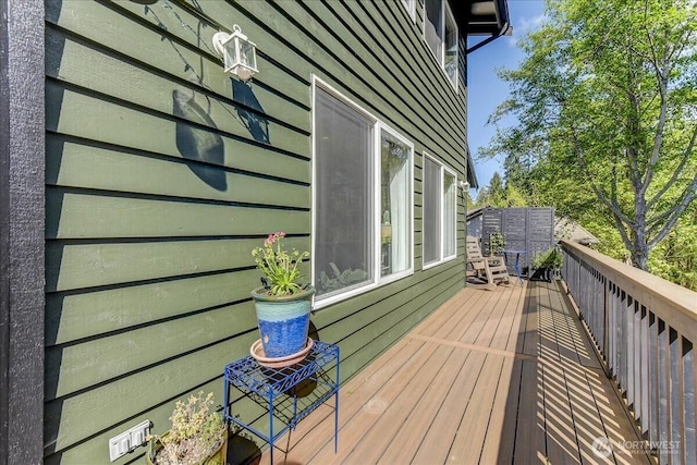 view of deck