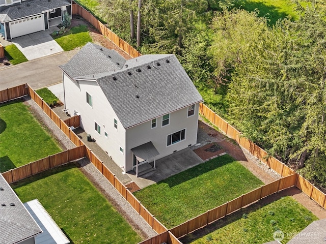 drone / aerial view