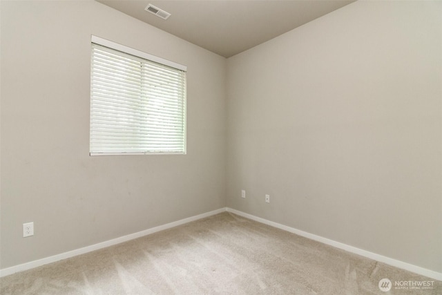 19825 152nd Street Ct SE, Bonney Lake, WA 98391 - unfurnished room with baseboards, visible vents, and light colored carpet