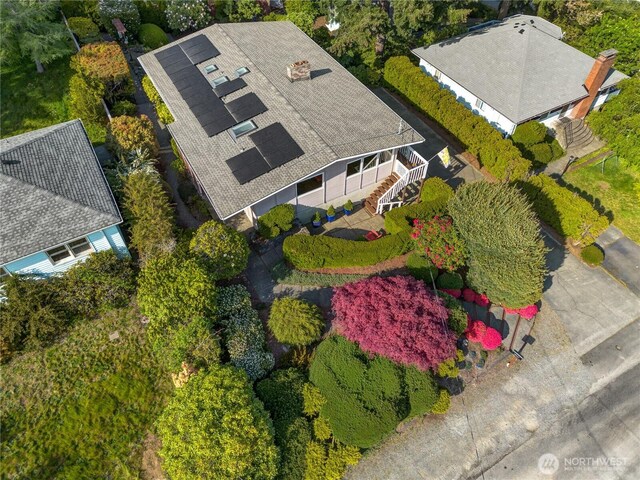 drone / aerial view