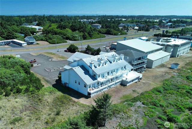 view from above of property