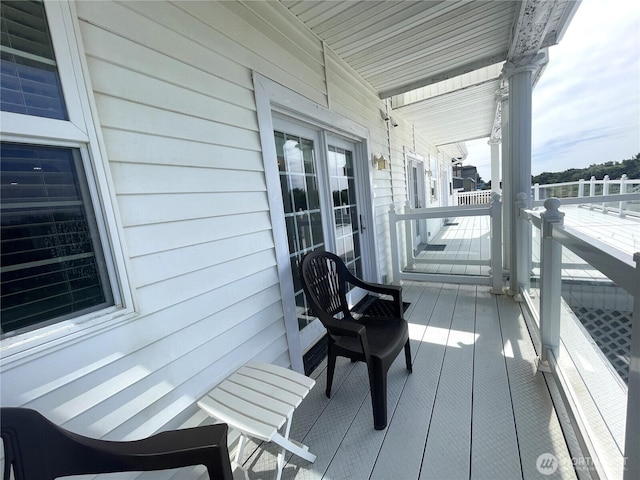 view of deck