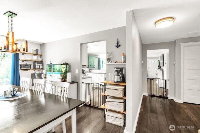 4 Dakota Ln, Elma, WA 98541 - dining room with baseboards and wood finished floors