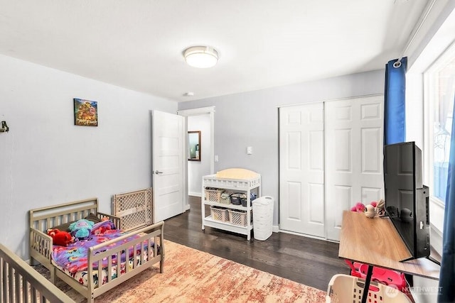 4 Dakota Ln, Elma, WA 98541 - bedroom featuring wood finished floors and a closet