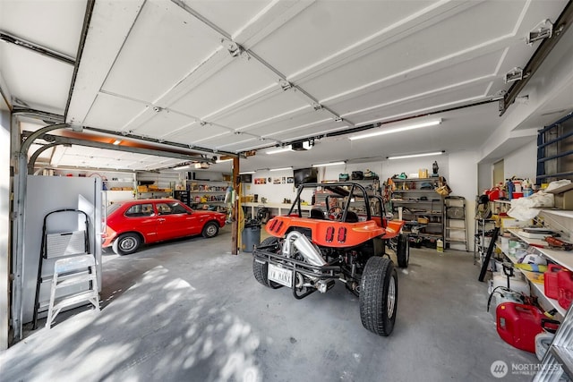 2376 Forest View Dr, Bellingham, WA 98229 - garage featuring a garage door opener