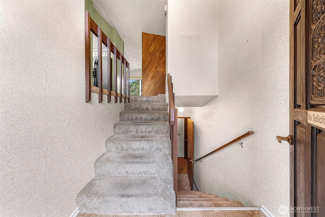 view of stairway