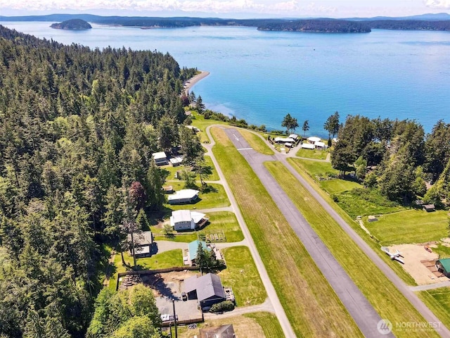 335 Blakely Dr, Blakely Island, WA 98222 - drone / aerial view of a nearby body of water