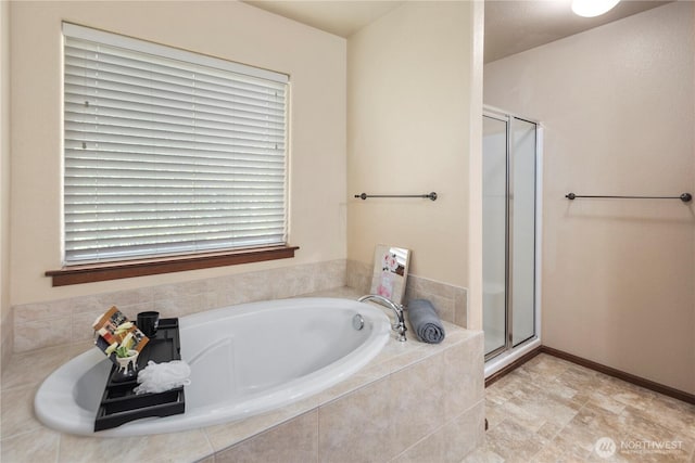 19301 87th Avenue Ct E, Graham, WA 98375 - bathroom with a shower stall and a bath