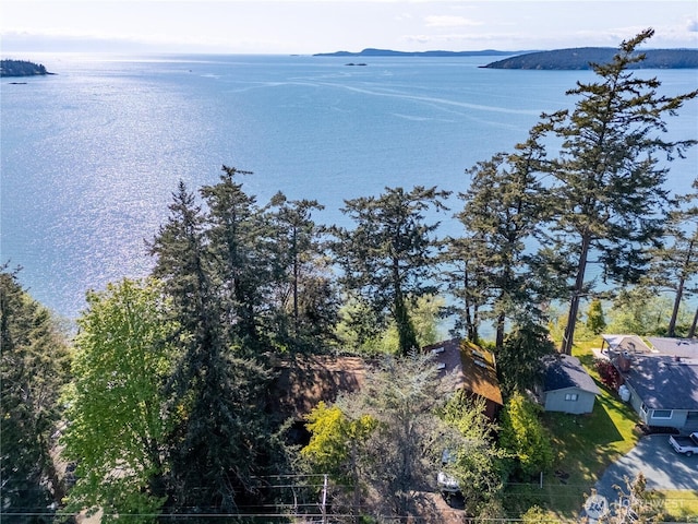 12724 Marine Dr, Anacortes, WA 98221 - aerial view with a water view