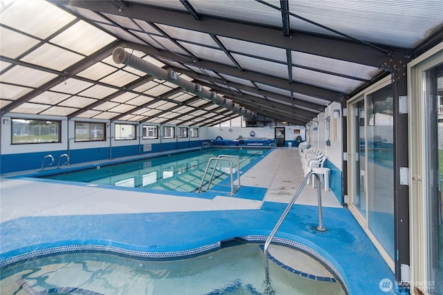 view of indoor pool