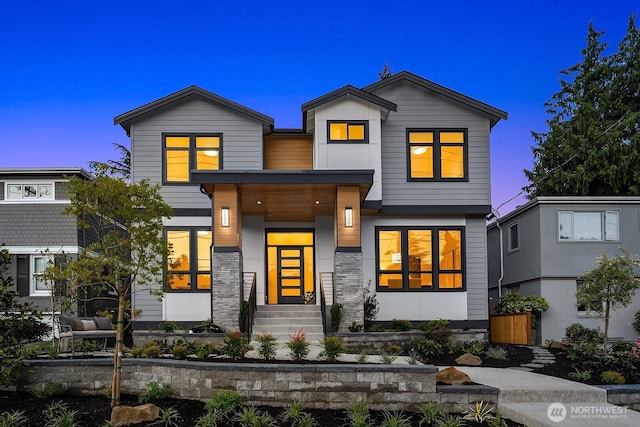 2526 35th Ave W, Seattle, WA 98199 - view of contemporary home