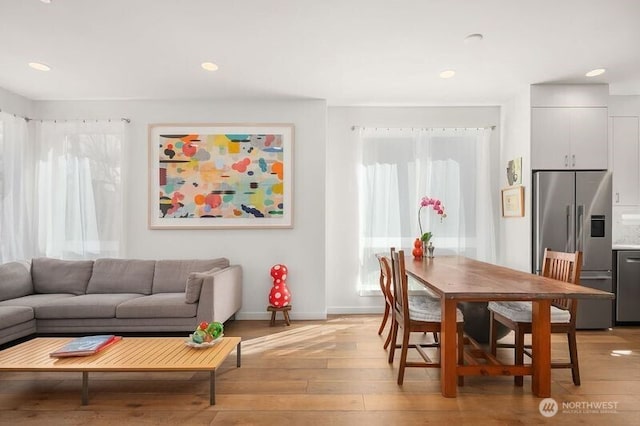 1121 34th Ave Unit A, Seattle, WA 98122 - interior space with recessed lighting and light wood-style floors